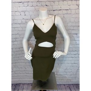 Olive Bodycon Dress